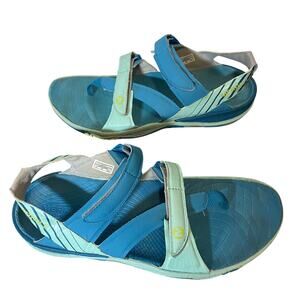 Merrell Algiers Blue Adventurine Outdoor Strappy Hiking Sandal Women Size 7
